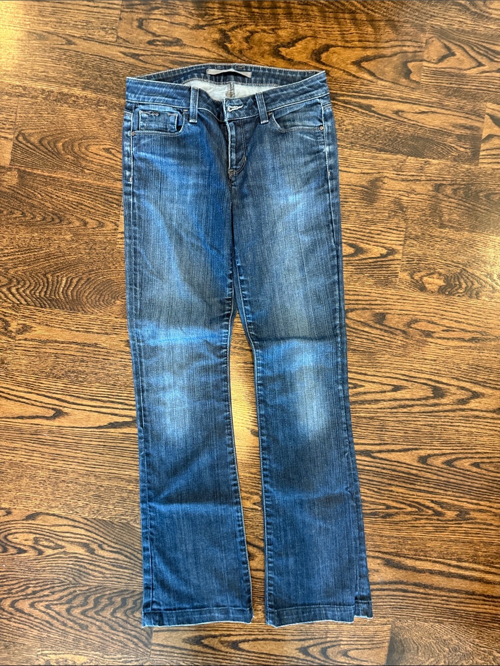 Joe's Jeans Bootcut Blue Denim with Embroidered Back Pocket - Picture 3 of 7